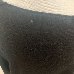 Cashmere sweater.